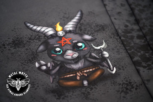 Panel - 50 x 150cm - Cute Baphomet - French Terry