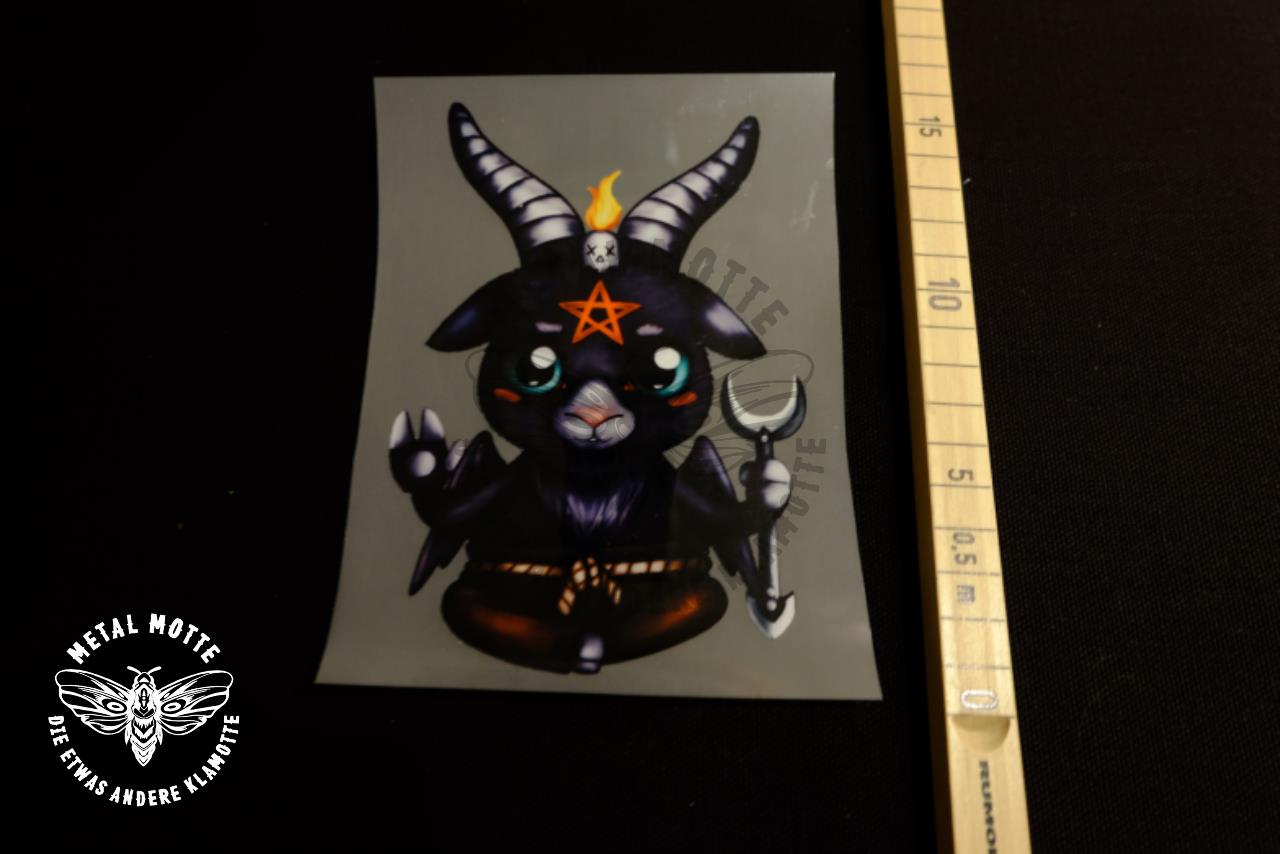 Bügelbild - "cute Baphomet"